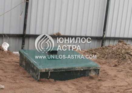 Установка на участке септика Астра 3